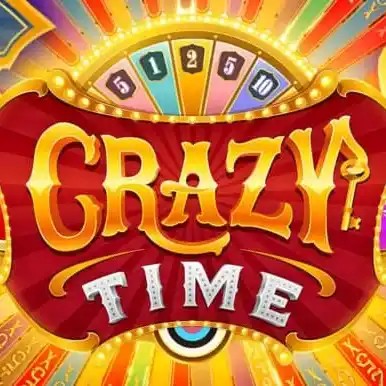 Crazy Time logo by Evolution at SG Casino