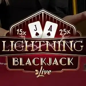 Lightning Blackjack logo – Live Dealer by Evolution at SG Casino