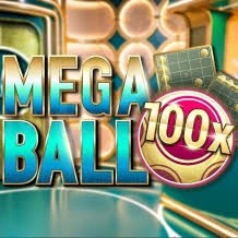 Mega Ball 100x logo – Live Dealer by Evolution at SG Casino