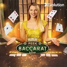 Peek Baccarat casino game by Evolution – featured logo at SG Casino