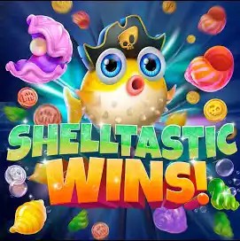 Shelltastic Wins logo by Jili Games SG Casino